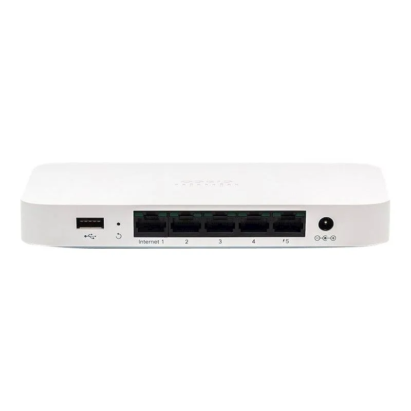Cisco Meraki Go GX20-HW-EU Gateway de Seguranca 1x 1000Mb/s WAN, 4x 1000Mb/s LAN, 1x Port PoE