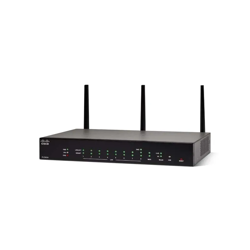 Cisco RV260W WiFi Yönlendirici, 8x RJ45 1000Mb/s, 1x SFP, VPN, Güvenlik Duvarı