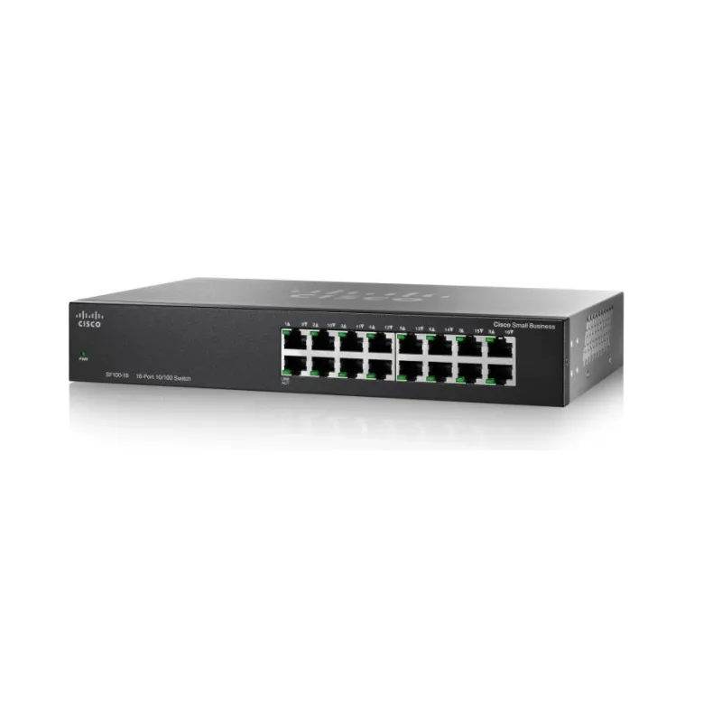 Cisco SF110-16 Anahtarı, 16x 100Mb/s, Rack Montaj