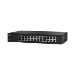 Cisco SF110-24 Switch 24x 100Mb/s, montagem em rack