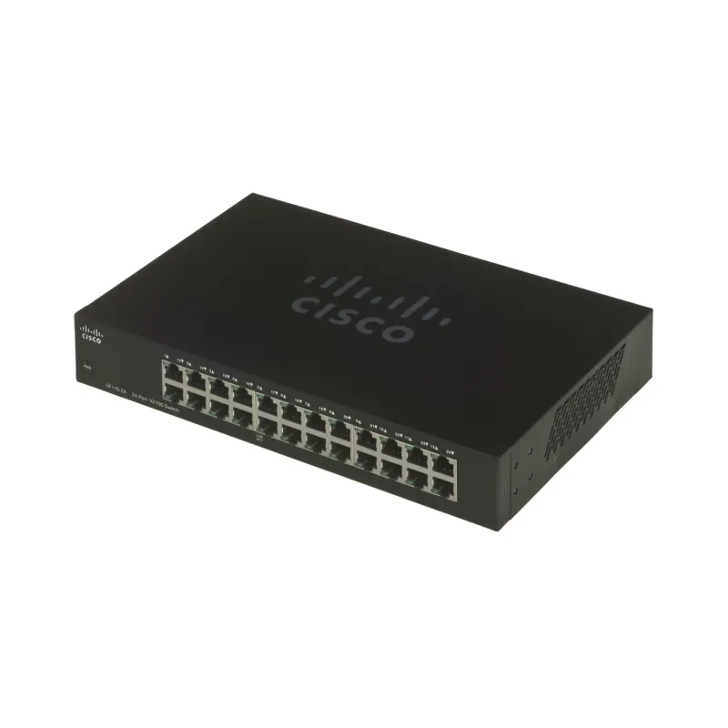 Cisco SF110-24 Switch 24x 100Mb/s, montagem em rack