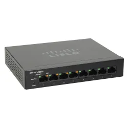 Cisco SF110D-08HP Switch 8x 100Mb/s, 4x PoE 802.3af, Desktop