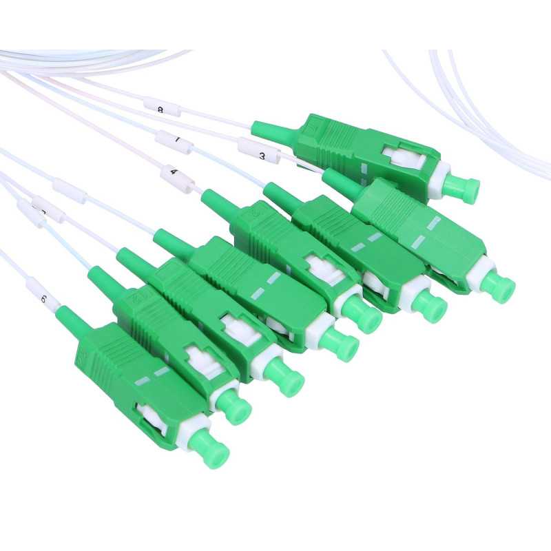 Сплиттер Extralink 1:8 PLC SC/APC, 900um, 1.5м - Изображение 2