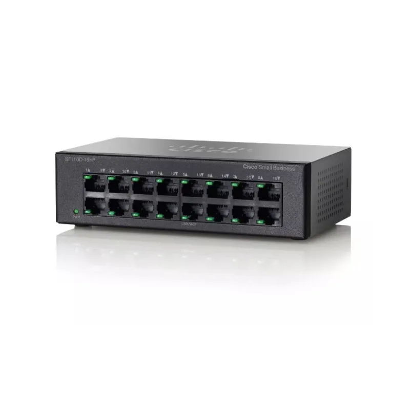 Cisco SF110D-16 Switch 16x 100Mb/s, Obudowa Desktop