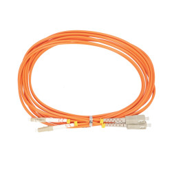 Extralink SC/UPC-LC/UPC | Patchcord | Multi modo , OM2, Duplex, 3mm, 3m - Imagem 2