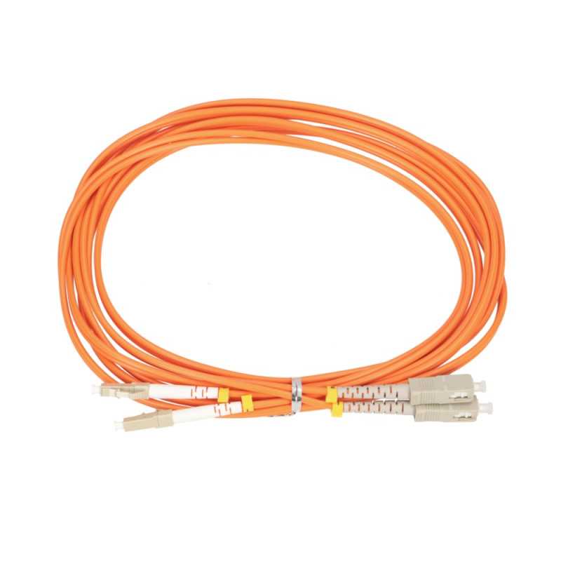 Extralink SC/UPC-LC/UPC | Patchcord | Multi modo , OM2, Duplex, 3mm, 3m - Imagem 2