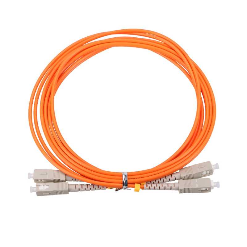 Extralink SC/UPC-SC/UPC | Patchcord | Wielomodowy, Duplex, 50/125, 3mm, 2m - Zdjęcie 2