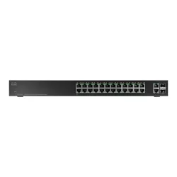 Cisco SF112-24 Anahtarı, 24x 100Mb/s, 2x SFP 1Gb/s Kombinasyonu, Rack Kabini