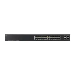 Cisco SF220-24P Switch 24x 100Mb/s, 2x SFP/RJ45 Combo, 24x PoE, 180 W, Managed, Rack