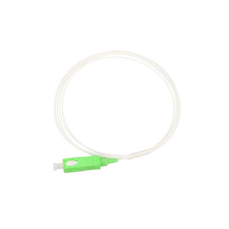 Extralink SC/APC | Pigtail | Monomodo, 900um G.657A 1,5m, Easy strip, blanco - Imagen 2