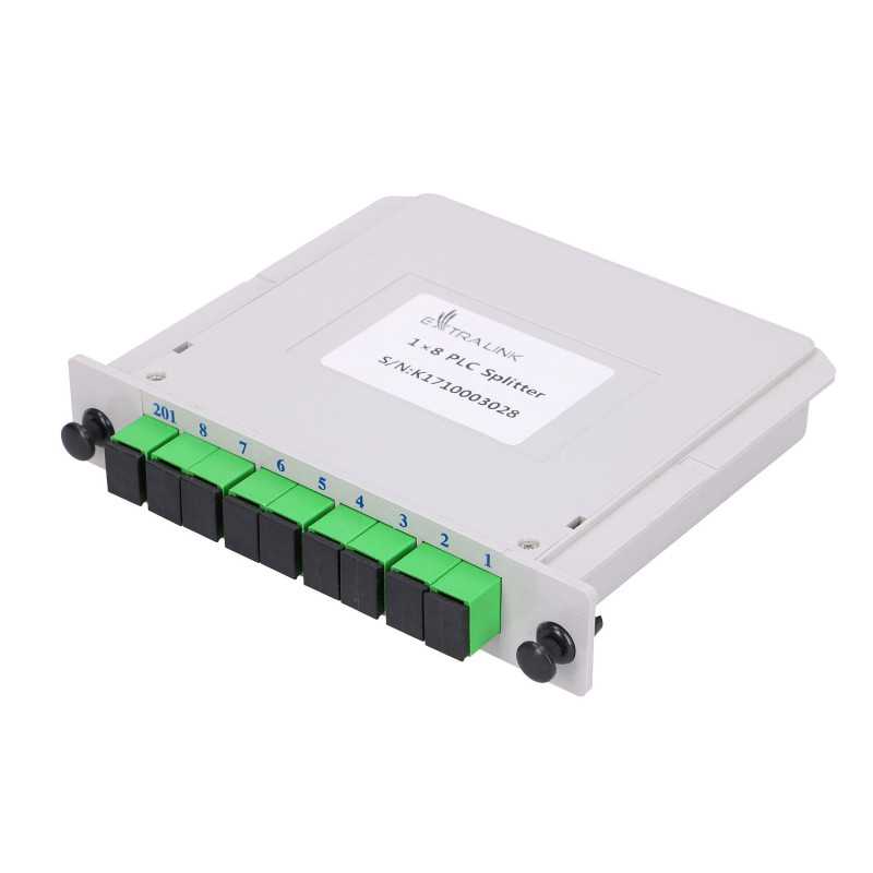Splitter Extralink 1:8 PLC SC/APC, тип слот - Изображение 2