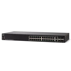 Cisco SF350-24 Switch 24x 100Mb/s, 2x 1Gb/s Combo(RJ45/SFP)+ 2x SFP, gestito