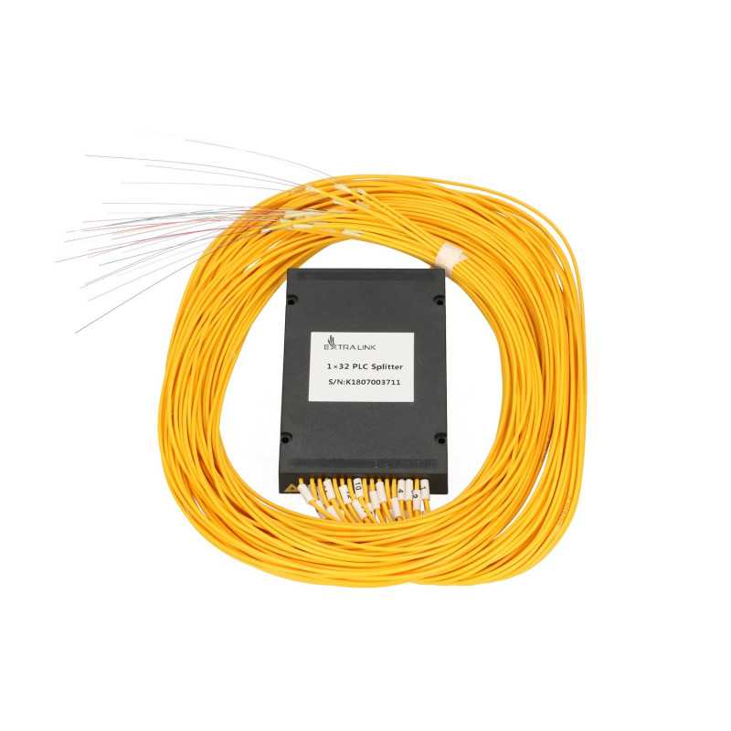 Extralink 1:32 PLC | Verteiler | 2,0mm, 1,5m, G657A, ABS-Modul, keine Anschlüsse