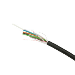 Cable de fibra óptica monomodo 6T12F G652D, 10mm para conductos 72F, Extralink - Imagen 2