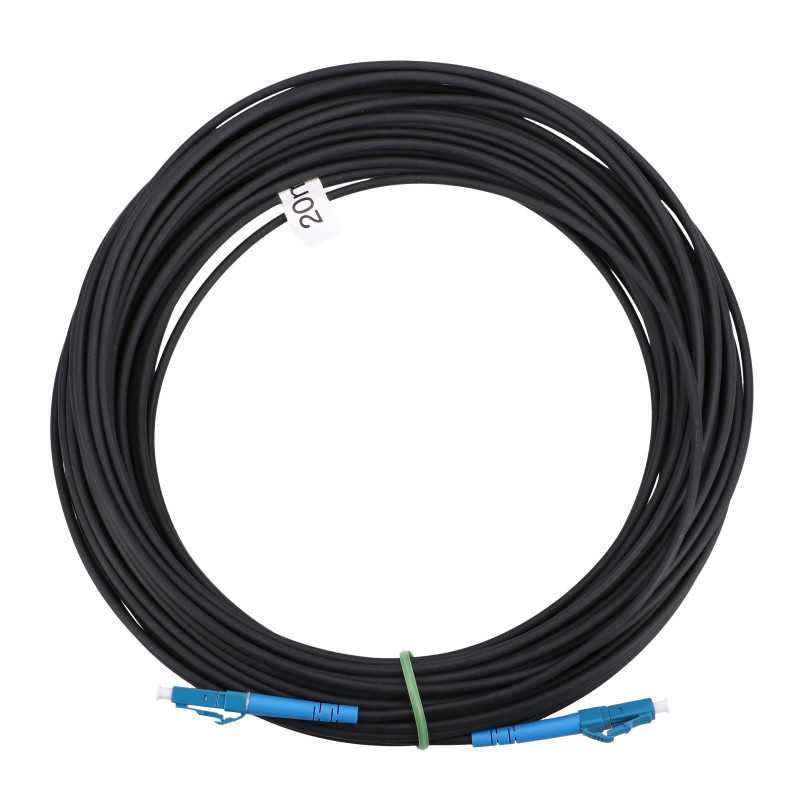 PATCHCORD LC / UPC-LC / UPC 2J PRETO 50M