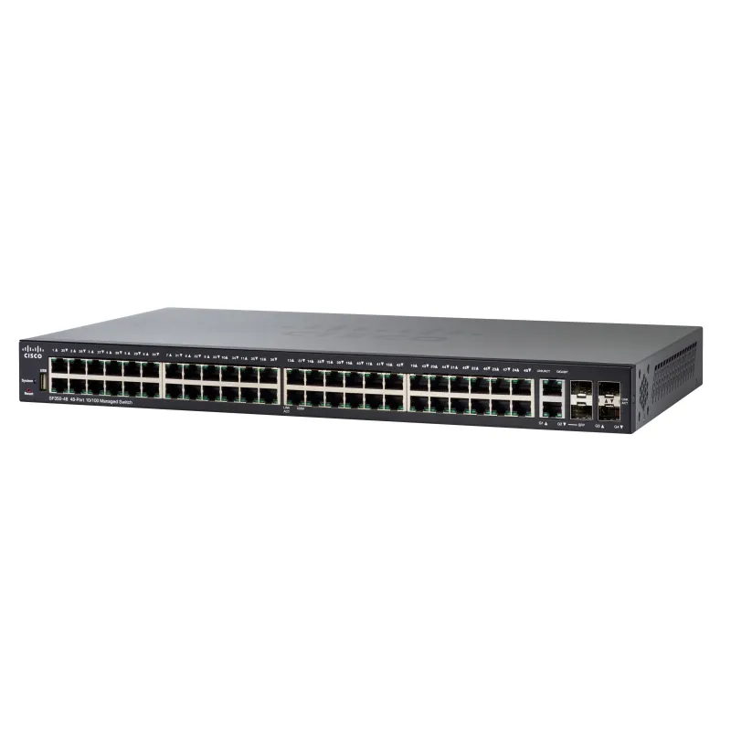 Cisco SF350-48 Switch 48x 100Mb/s, 2x 1Gb/s Combo + 2x SFP, gestito
