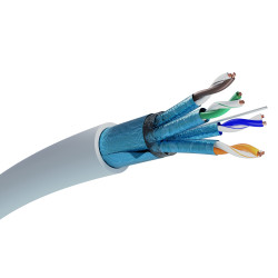 Extralink CAT6A FTP (F / FTP) V2 Interno | Cabo de rede de par trançado | 500 milhoes - Imagem 2