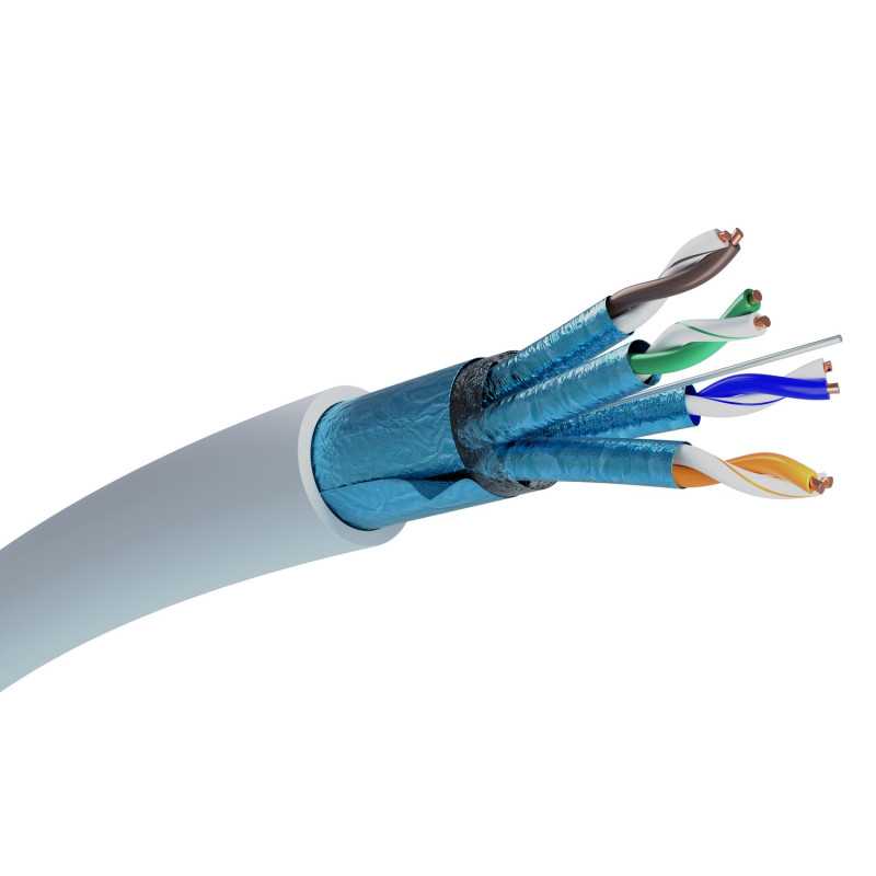 Extralink CAT6A FTP (F/FTP) V2 Interior | Par trenzado | 500M - Imagen 2