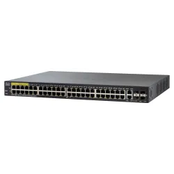 Cisco SF350-48MP Switch 48x 100Mb/s Max PoE, 740W, 2x Combo(RJ45/SFP) + 2x SFP, gerenciado