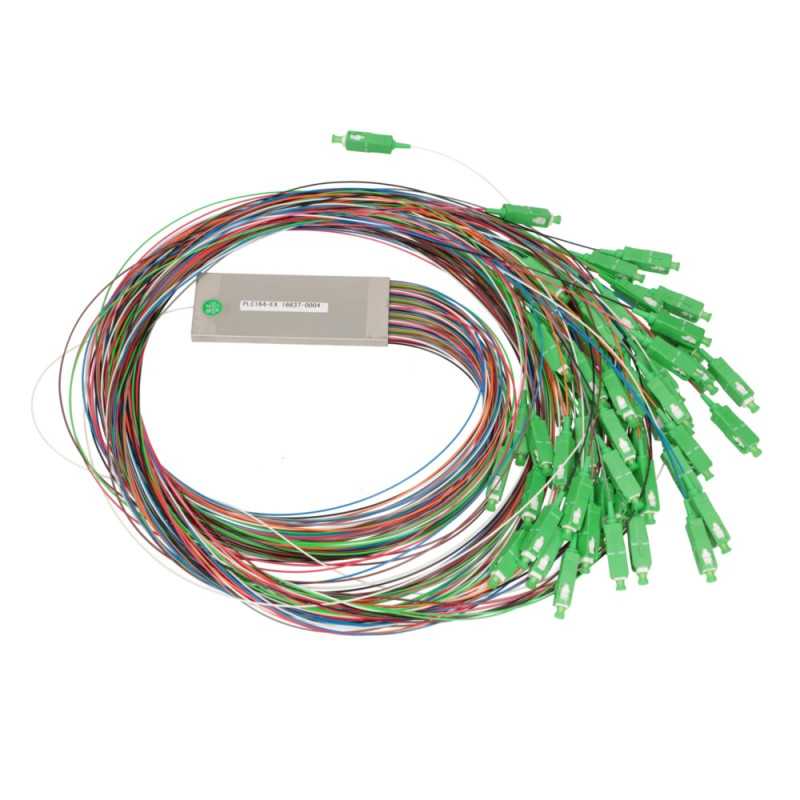 Сплиттер Extralink 1:64 PLC SC/APC, 900um, 1.5m, Стальная Коробка