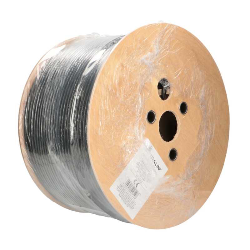 Cable de red Extralink CAT5E FTP (F/UTP) exterior gelificado, 305M - Imagen 3