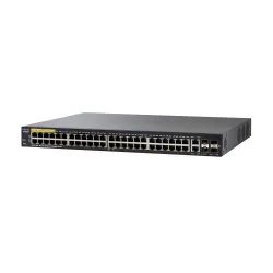 Cisco SF350-48P Switch 48x 100Mb/s PoE, 382W, 2x Combo(RJ45/SFP) + 2x SFP, Managed