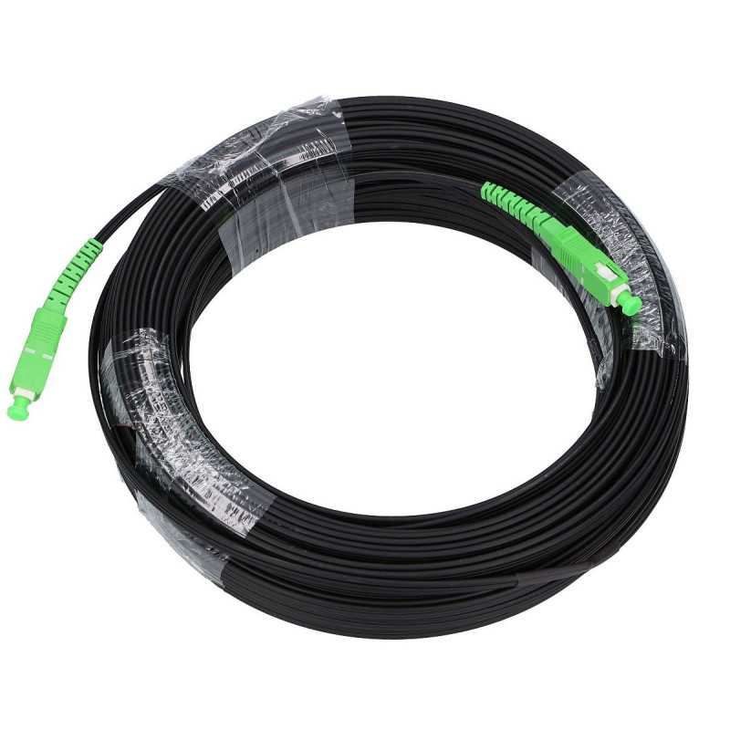 Extralink SC/APC-SC/APC plano | Patchcord | drop, monomodo, Simplex, G.657A2, 20m - Imagen 2