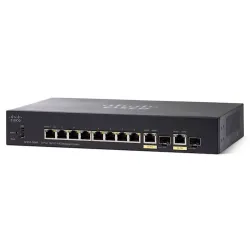 Cisco SF352-08MP Switch 8x 100Mb/s Max PoE, 128W, 2x 1Gb/s Combo(RJ45/SFP) , Managed