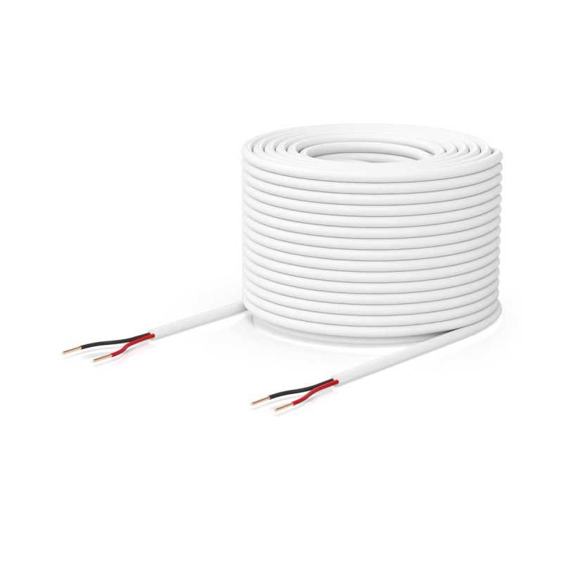 Ubiquiti UACC-Cable-DoorLockRelay-1P | Cavo che collega la serratura elettrica/magnetica a Unifi Hub | 152,4 m, 1 coppia di fili