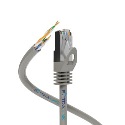 Extralink Cat.5e UTP CCA 1m | Cable de conexión LAN | cable de red de par trenzado, PVC - Imagen 5