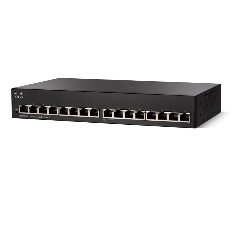 Cisco SG110-16 Switch 16x 1000Mb/s, Kryt Rack - Oficiální partner