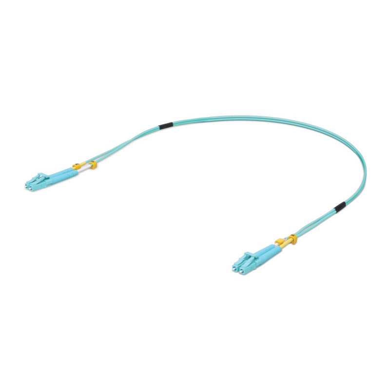 Патч-корд Ubiquiti UACC-OFC-MM-0.5M, 10 Гбит/с OM3 Duplex LC, 0.5м