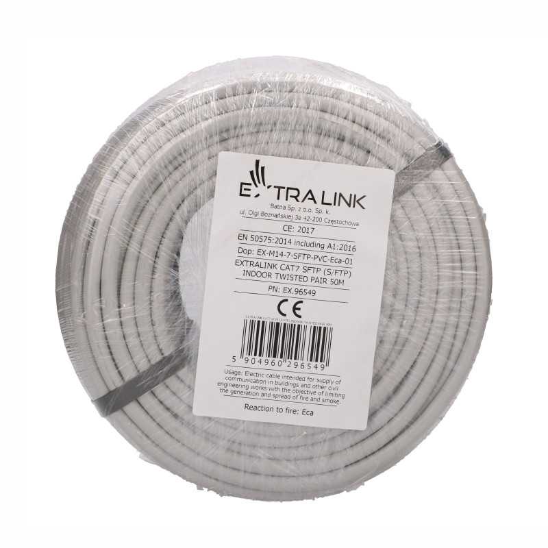 EXTRALINK CAT7 SFTP (S/FTP) INDOOR TWISTED PAIR 50M - Изображение 6