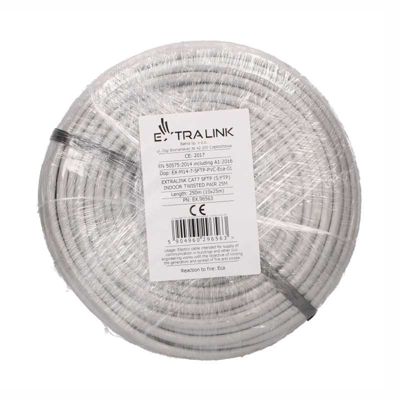 EXTRALINK CAT7 SFTP (S/FTP) INDOOR TWISTED PAIR 25M - Изображение 5