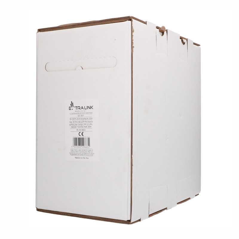 EXTRALINK CAT6A UTP (U/UTP) INDOOR TWISTED PAIR 305M - Imagem 5