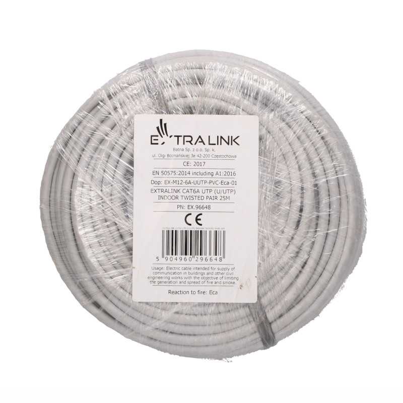 EXTRALINK CAT6A UTP (U/UTP) INDOOR TWISTED PAIR 25M - Изображение 3