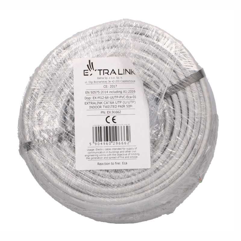 EXTRALINK CAT6A UTP (U/UTP) INDOOR TWISTED PAIR 50M - Изображение 3