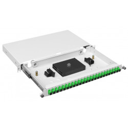 Mantar PS 19" 1U SC 24 Simplex-Einschub | Fiberoptik-Patchpanel | Einschub, Tiefe 255 mm - Bild 4