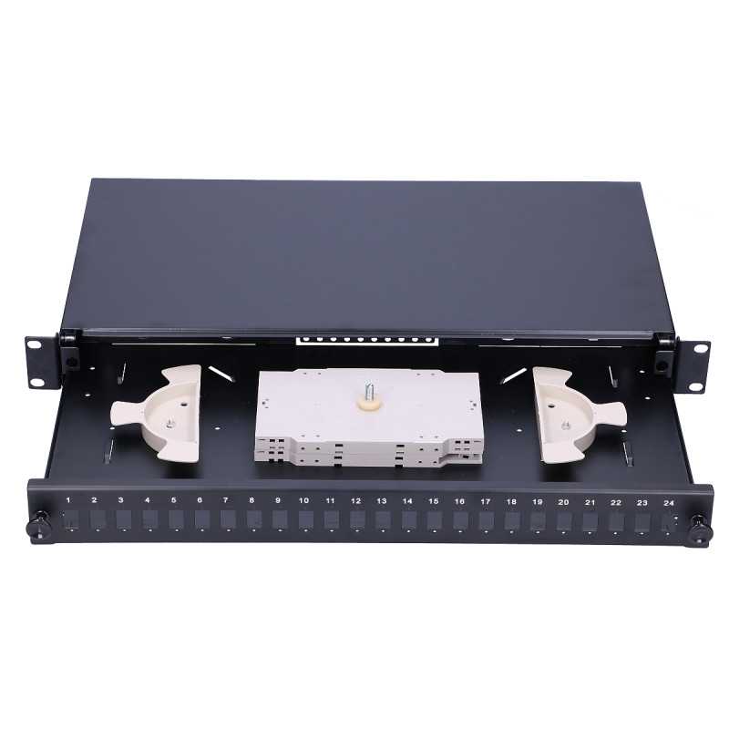 Extralink 24 Core | Rozvaděč | 24 portů, černý - Obrázek 3