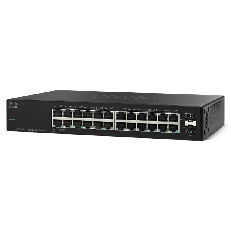 Cisco SG112-24 Switch 24x 1000Mb/s, 2x SFP 1Gb/s Combo, Kryt Rack