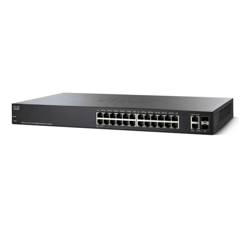 Cisco SG220-26 Switch 24x 1000Mb/s, 2x SFP/RJ45 Combo, Zarządzany, Obudowa Rack