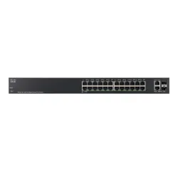 Cisco SG220-26 Switch 24x 1000Mb/s, 2x SFP/RJ45 Combo, Zarządzany, Obudowa Rack