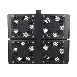 Extralink | 4 Way fan unit | for standing cabinets, 2m cable with EU plug - Image 2