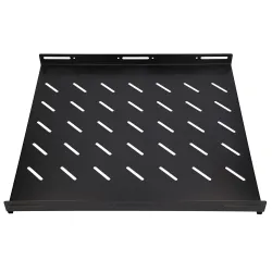 Полка Extralink 1U 500mm Черная, 19", 502 x 472mm, Крепеж...
