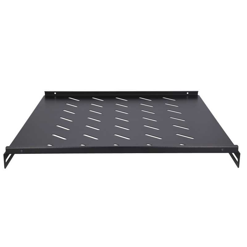 Extralink 1U 500mm Nero | Ripiano fisso | 19", 602 x 472mm, per armadi con profondita di 800m - Immagine 5