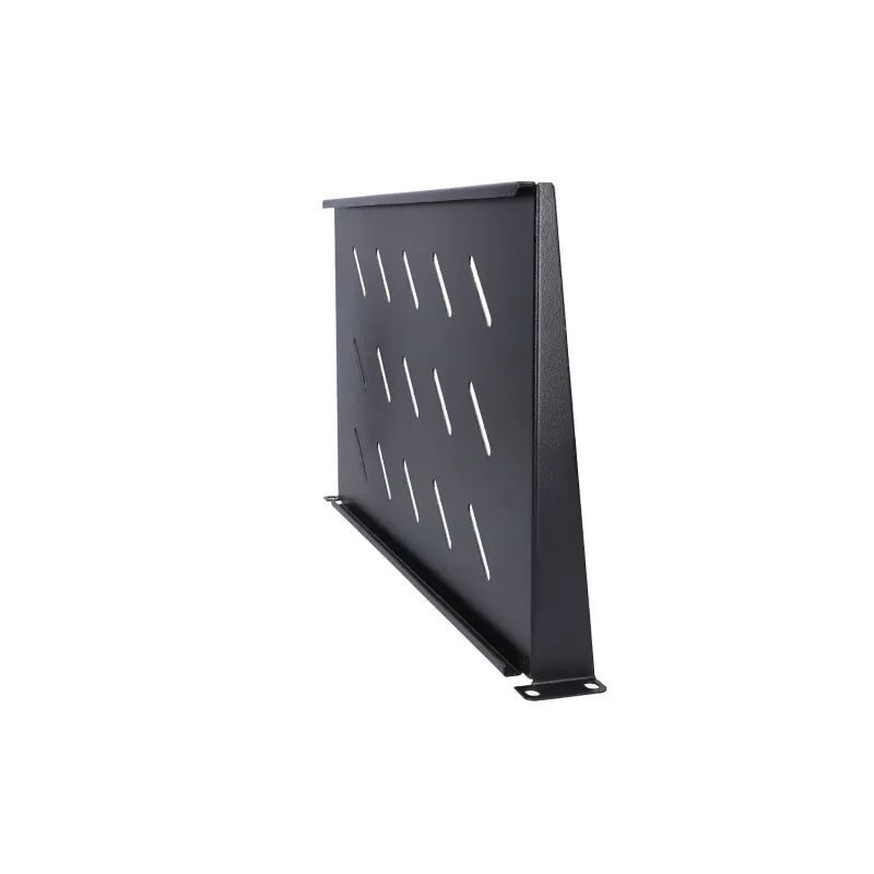 Extralink 1U 250mm Black | Shelf | 19", for wall cabinets - Image 3