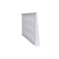Extralink 1U 250mm Gray | Shelf | 19", for wall cabinets - Image 3