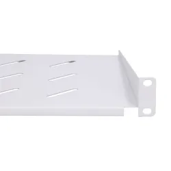 Extralink 1U 250mm Gray | Shelf | 19", for wall cabinets - Image 4