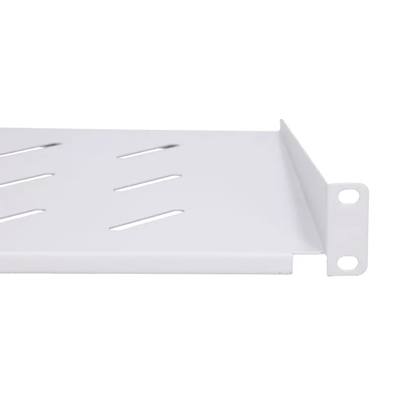 Extralink 1U 250mm Gray | Shelf | 19", for wall cabinets - Image 4