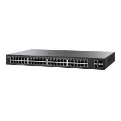 Cisco SG220-50 Anahtarı, 48x 1000Mb/s, 2x SFP/RJ45 Kombinasyonu, Yönetilen, Rack Montaj